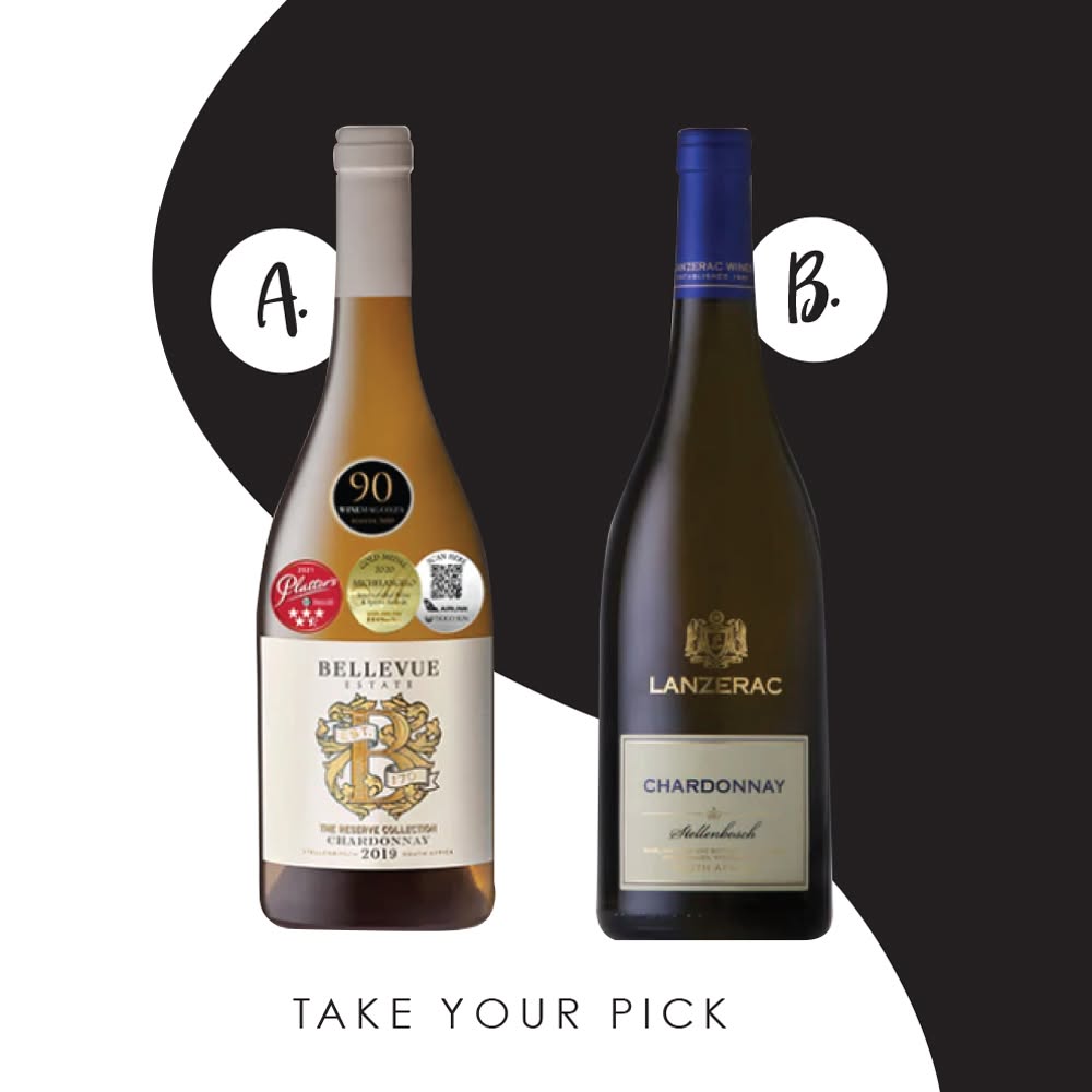 White wine collection